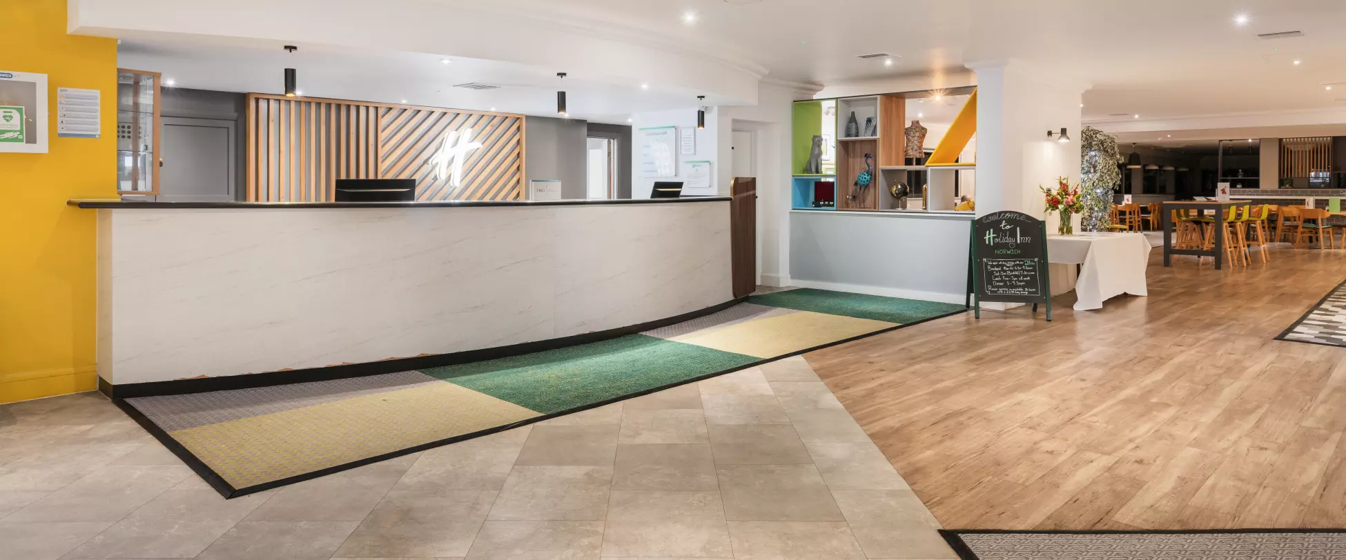 Holiday Inn Norwich Welcome.
